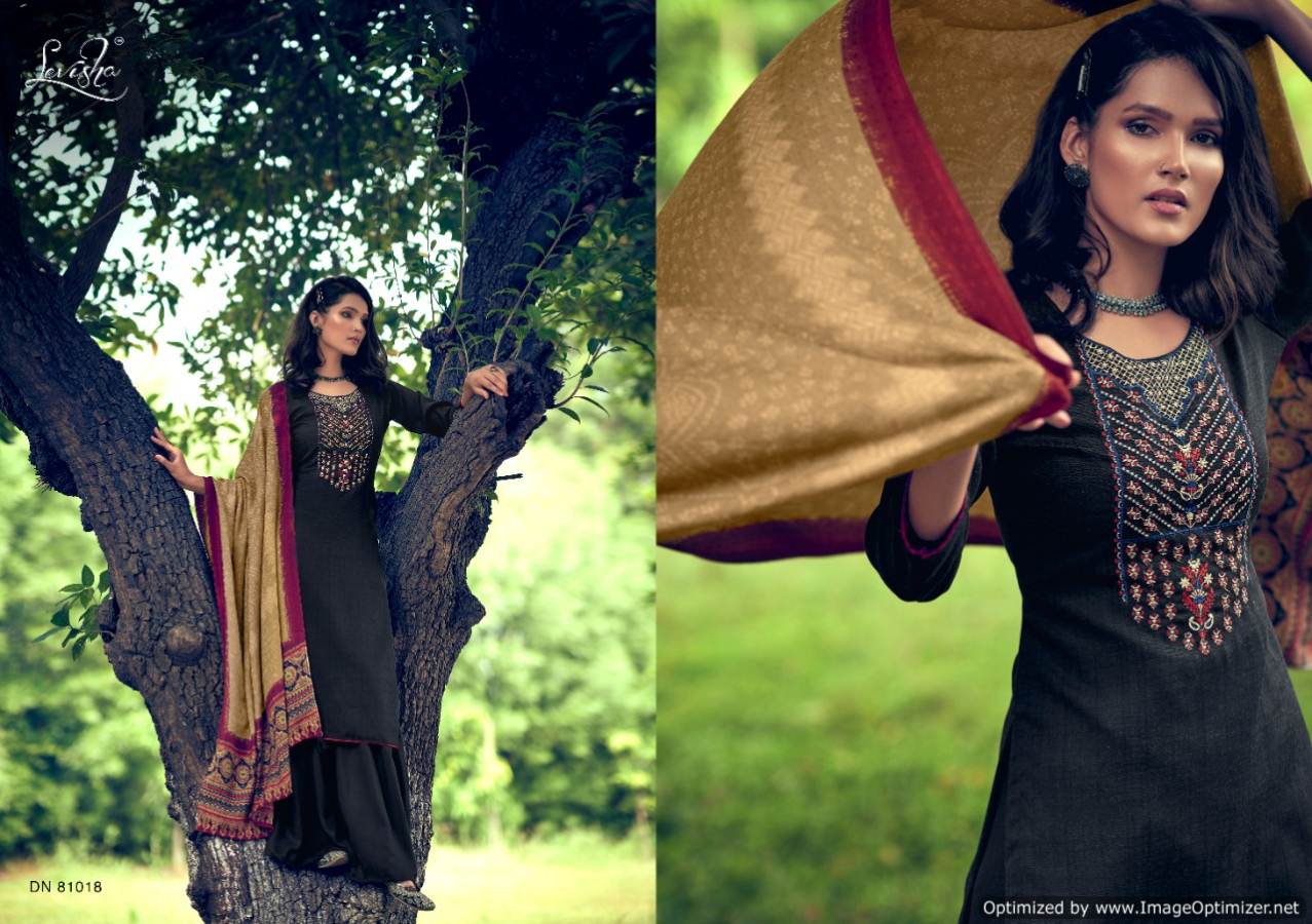 Levisha Meridel 2 Pure Pashmina Designer Party Wear Dress Material at Wholesale Price